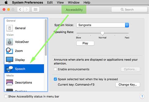 text to speech word for mac